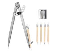 LALAGO Compas pointu 200 mm, à réglage rapide 200 mm, pour le travail du bois, la menuiserie, la menuiserie