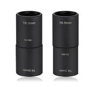 LALAGO Douille de boulon de roue 18,5 mm x 19,5 mm, clé à double tête pour boulons de roue, douille pour clé à choc, outil à entraînement 1/2 pouce, jeu de douilles pour Ford Land Rover (2 pièces)