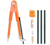 LALAGO Grand Compas pour le Travail du Bois 25cm, Professionnel Boussole à Crayons, Carpenter Outil de Dessin Menuisier Technique, Précision pour Menuisiers, Travail du Bois, Travail des Métaux