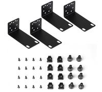 LALAGO Kit d'oreille de Racks pour TP-Link 19 Pouces de Rack 1U, Réglable Switch Rack Ears pour 19in TP-Link en Rack 1U - Prolongateur de Largeur - Extenseur de 13 Pouces à 19 Pouces (M)