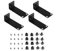 LALAGO Kit d'oreille de Racks pour TP-Link 19 Pouces de Rack 1U, Réglable Switch Rack Ears pour 19in TP-Link en Rack 1U - Prolongateur de Largeur - Extenseur de 10,6 Pouces à 19 Pouces (L)