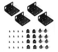 LALAGO Kit d'oreille de Racks pour TP-Link 19 Pouces de Rack 1U, Réglable Switch Rack Ears pour 19in TP-Link en Rack 1U - Prolongateur de Largeur - Extenseur de 17,3 Pouces à 19 Pouces (S)