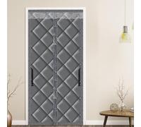 lalago Rideau Isolant Thermique avec Magnétique, 70x200cm Isolant Thermique Isolation Porte, Rideau de Porte Magnétique à Isolation Thermique, au Froid et au Bruit, Adapté aux Animaux (sans Fenêtre)