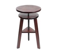 lalago Tabouret à Peindre Rond en Bois, 48-65cm H Tabouret Réglable en Hauteur, Tabourets de Peinture, Tabouret d'artiste en Bois pour Dessin, Tabourets de Peinture pour Artistes, Tabouret d’Atelier
