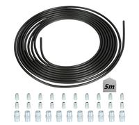 LALAGO Tuyau de Frein, Longueurs 5m, Ø 3/16" (4,75mm), Conduite Générale de Fein, Kit de Conduite Générale de Frein de Rechange pour Automobile