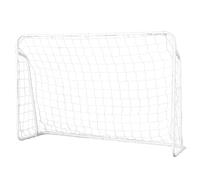 LALAHO But de Football Extérieur, Cage de Foot pour Enfants, 182×120×60 CM, Poteau de But en Acier Galvanisé, Filet de Football en PE Résistant À La Corrosion