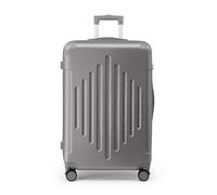 LALAHO Valise Cabine Rigide en ABS Léger, Coins Renforcés, 4 roulettes Spinner, Serrure à Combinaison, Poignée Télescopique - Bagage Cabine/Soute (Gris foncé, M/55cm)