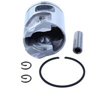 LALAL Ensemble d'anneaux de Piston 43mm 46mm, adapté à HUSQVARNA 545 545XP 550 550XP 555 560 562 JONSERED CS2252 CS2260, pièce de tronçonneuse de jardin(HUS545 43mm)