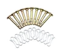 LALAL Ensemble de goupilles de Cisaillement for souffleuse à Neige Patio 714-04040 Facile à Installer avec goupilles Fendues for 24788045 247888780 247888460 247883970 247883981