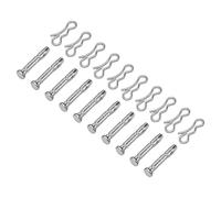 LALAL Ensemble Pratique de 20 goupilles de Cisaillement et goupilles Fendues for souffleuse à Neige. Compatible avec la Plupart des modèles à 2 étages. Remplacement Facile et Rapide.