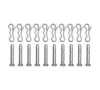 LALAL Goupilles de Cisaillement et goupilles Fendues for Ensemble de souffleuses à Neige, Ensemble de souffleuses à Neige, Accessoires for Outils électriques de Jardin, environnements Difficiles