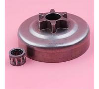 LALAL Kit de roulement de pignon de tambour d'embrayage 3/8 "6T, for Husqvarna 240 235 136 137 141 142 36 41, tronçonneuse 530 04 70 61