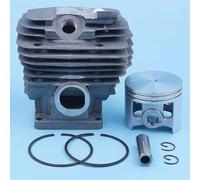 LALAL Kit de segments de Piston cylindre 52mm for tronçonneuse Stihl MS461 MS 461 1128 020 1250, pièces de rechange revêtues de Nikasil, broche de 12mm