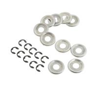 LALAL Lot de 10 rondelles de tambour d'embrayage et kit de clips électroniques for tronçonneuse STIHL 017 018 019 021 023 025 MS170 MS180 MS250 9460 624 0801/0000 958 1022