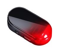 L'alarme Solaire De Voiture A Simulé 5x2.7cm Anti Vol De Lumière D'alarme Installation Adhésive Double Face ABS Simuler Le Clignotement Des Lumières Antivol Lampe Sécurité Intérieure À LED Automatique
