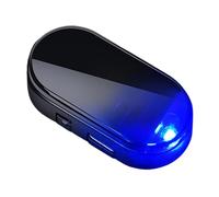 L'alarme Solaire De Voiture Alarmes LED Solaires Voiture Installation Adhésive Double Face Alarme Anti Vandalisme Clignotement Automatique, Système Anti-vol Flash Protection Antivol
