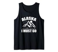 L'Alaska Appelle et Je Dois Aller USA Amérique Débardeur