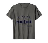 L'Albanie enracinée dans l'art chrétien de Jésus T-Shirt