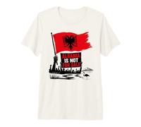 L'Albanie n'est Pas à Vendre Protest du Drapeau albanais T-Shirt Haut de Gamme