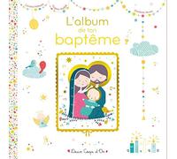 L'album de mon baptême - livre avec icône sur bois