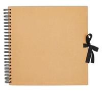 L'album Sans Poches 30x30 Cm Kraft Avec Des Rubans, Des Docrafts, Les Aliments Préparés, Alba Blocs, Papier De Scrapbooking