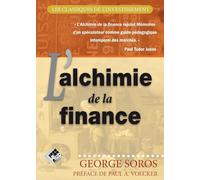 L'alchimie de la finance - George Soros - Valor Eds - broché - Livre