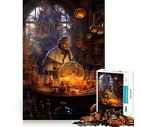 L'Alchimiste Puzzle de 1000 pièces pour Adolescents Jeu cognitif et de Loisirs Motif à Assembler Pièce d'art 50x75cm