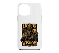 L'alcool Entre dans la Sagesse Sort Gorilla Coque pour iPhone 13 Pro Max