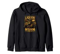 L'alcool Entre dans la Sagesse Sort Gorilla Sweat à Capuche