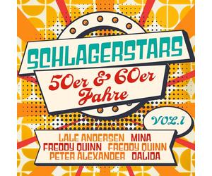 Lale Andersen, Mina, Freddy Quinn, Peter Alexander, Peter Kraus, et plus - Schlagerstars der 50er & 60er (Stars de la Chanson Allemande des années 50 & 60)