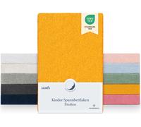 Laleni Lot de 1 Drap housse en éponge 42x81cm - Drap Oeko-TEX, Drap housse sans plis pour lit d'enfant, lit bébé et panier Moses, Spicy Mustard - Jaune