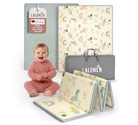 Laleni Tapis d’éveil bébé 150 × 180 × 1 cm - imperméable, pliable et antidérapant - revêtement isolant doux pour enfants, utilisable à l’intérieur et à l’extérieur - motif arc-en-ciel