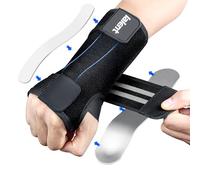 Lalent Attelle de poignet pour canal carpien avec attelle en métal stabilisateur pour homme et femme, soutien de la main pour l'arthrite, la tendinite, les entorses, soulagement de la douleur RSI,