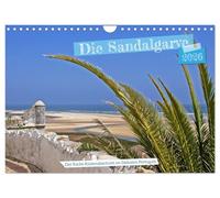L'Algarve des sables - Le littoral plat du sud-est du Portugal, Version française (Calendrier mural 2026 DIN A4 portrait), Calendrier CALVENDO mensuel