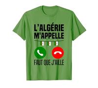 L'algérie m'appelle J'peux Pas J'me Barre en Algérie Drapeau T-Shirt, Homme, Herbe, L