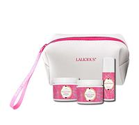 LaLicious Endless Summer Kit de voyage pour le corps - Comprend un gommage doux pour le corps et un gommage au sucre + crème hydratante
