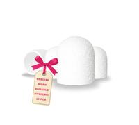 LALILL Capuchons Abrasifs LUX Blancs 10 mm - Grain 80 - 10 pièces - Pour Fraiseuses à Ongles - Soin des Pieds, Manucure, Pédicure et Podologie - Compatibles avec appareils standards