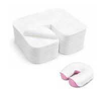 LALILL Coussins jetables pour table de massage 100 pièces - Coussin de massage pour le visage 36x29 cm - Accessoires pour tables de massage - Coussins pour le visage pour tables d'esthétique