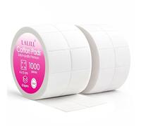 LALILL Lingettes en Cellulose pour Ongles Sans Peluches 1000 pcs - 2 Rouleaux Professionnel 12 Couches 4 x 5 cm - Pour Gel, Acrylique et Vernis Semi-Permanent - Manucure et Pédicure