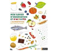L'alimentation – Cahier d'observation et d'activités Colibris – 4/7 ans – Nathan