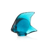 Lalique Poisson turquoise-cristal