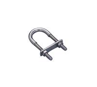 Lalizas Boulon en U INOX, Hexagonale, Acier inoxydable, M8, Argenté, 35 millimètres, Classe 8.8