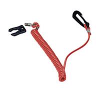 Lalizas Coupe circuit Hors Bord Honda/OMC, Arrêt d'urgence, Bouton poussoir, Manuel, Rouge