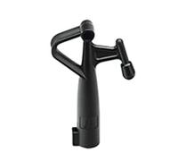 LALIZAS Crochet pour gaffe-Noir-25 mm NOIR