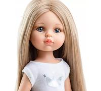 Poupée Las Amigas Pyjama 32 cm Carla - Paola Reina - Cheveux blonds et yeux bleus - Pyjama avec des étoiles