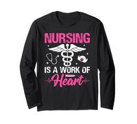 l'allaitement est Un Travail de cœur Manche Longue