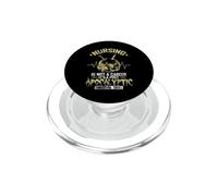 l'allaitement n'est Pas Une carrière, C'est Un Ski de Survie Post-apocalyptique PopSockets PopGrip pour MagSafe