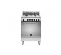 La Germania AMN664EXV/24 Cuisinière à gaz n° 4 brûleurs 60 x 60 cm Inox
