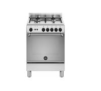 La Germania – Cuisinière à gaz AMN664GXV 4 feux avec four Inox A+ 60 x 60