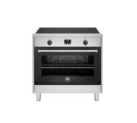 L'Allemagne AMN964IEXE Cuisine 90CM 4Zones Induction Four Électrique Inox A